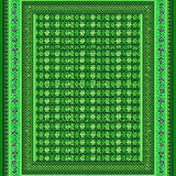 Traditional Plaid and Clover Fusion(Green)