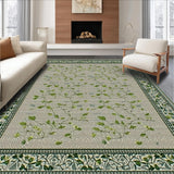 Ultra Soft Area Rug, Non Slip, Stain Resistant, Washable Area Rugs for Living Room, Bedroom, Minimalist Abstract Branch Elements(Gray)