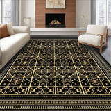 Rustic Diamond Trellis in Dark Palette(Black)