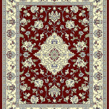 Luxurious Burgundy and Ivory Motif(Red)