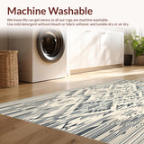 Bhalil Diamond Geometric Area With Berber Inspired Tribal Design(Beige)