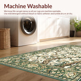Ultra Soft Area Rug, Non Slip, Stain Resistant, Washable Area Rugs for Living Room, Bedroom, Serene Earthy Tone Elements(Beige)