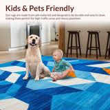 Elegant Trellis Blue Hues(Blue)