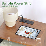 ODIKA Everyday Side Table with Fast Charging Station