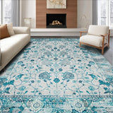 Ultra Soft Area Rug, Non Slip, Stain Resistant, Washable Area Rugs for Living Room, Bedroom, Sophisticated Gray Textured Elegance(Beige)