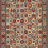Vibrant Circular Patterned Composition(Red)