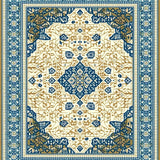 Beige Blue Kitchen Area(Beige)