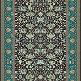 Ultra Soft Area Rug, Non Slip, Stain Resistant, Washable Area Rugs for Living Room, Bedroom, Modern Abstract Boho Hallway Area(Black)