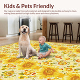 Charming Farmhouse Sunflower Motif(Yellow)