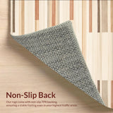 Berber Stripes Area Heritage Trails Collection Long Runner Beige(Beige)