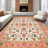 Contemporary Bright Floral Fusion(Ivory)