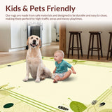 Lush Greenery Inspired Print(Beige)