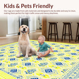 Radiant Colorful Trellis Design(Yellow)