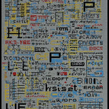 Elegant Black and White Contrast(Blue)