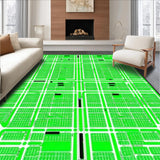 Colorful Urban Landscape Motif(Green)