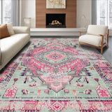 Luxe Distressed Lattice Elegance(Pink)