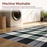 Elegant Grey Tones Grid Design(Black)