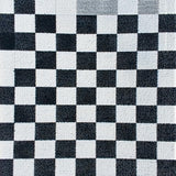 Ultra Soft Area Rug, Non Slip, Stain Resistant, Washable Area Rugs for Living Room, Bedroom, Geometric Faux Wool Entryway Rug with Stain-Resistant Design(Black)