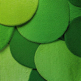 Ultra Soft Area Rug, Non Slip, Stain Resistant, Washable Area Rugs for Living Room, Bedroom, Nature-Inspired Grass Green Round Nursery Rug(Green)