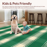 Elegant Fuzzy Checkerboard(Green)