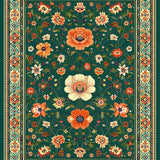 Rustic Earthy Floral Composition(Green)