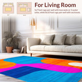 Dynamic Multi Hued Geometric Layout(Blue)