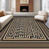 Sophisticated Natural Color Geometric Theme(Black)