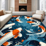 Elegant Japanese Water Scene(White)