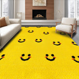 Happy Face Tufted Watercolor(Yellow)
