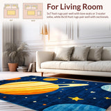 Celestial Colorful Planetary Motif(Blue)