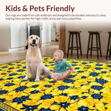 Vibrant Petal Patterned Visual(Yellow)