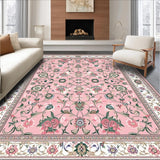 Whimsical Colorful Botanical Motif(Pink)