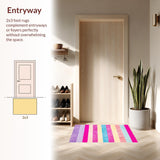 Charming Kawaii Rainbow Motif(Pink)