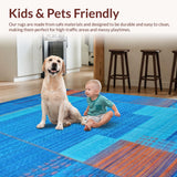 Dynamic Artistic Striped Visuals(Blue)