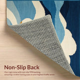 Bright Summer Nautical Style Mat(Blue)