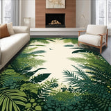 Ultra Soft Area Rug, Non Slip, Stain Resistant, Washable Area Rugs for Living Room, Bedroom, Vivid Animal Artful Display(Green)