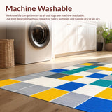 Ultra Soft Area Rug, Non Slip, Stain Resistant, Washable Area Rugs for Living Room, Bedroom, Whimsical Contemporary Game Layout(Gray)