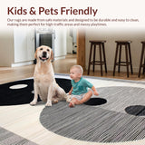 Elegant Circular Monochrome Motif(Black)