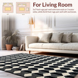 Chic High Contrast Lattice Design(Beige)