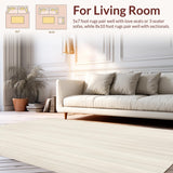 Contemporary Lines Area Minimalist Beige(Beige)