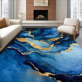 Elegant Abstract Swirl Aesthetic(Blue)
