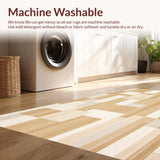 Kitchen Runner Geometric Beige & Camel(Beige)