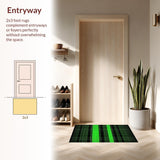 Elegant Tiled Medallion Feature(Green)