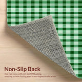 Chic Earthy Checkered Textures(Green)