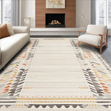 Artful Coastal Stripe Composition(Beige)