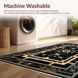 Contemporary Geometric Border Style(Black)