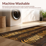 Ultra Soft Area Rug, Non Slip, Stain Resistant, Washable Area Rugs for Living Room, Bedroom, Luxurious Multicolor Animal Fusion(Brown)