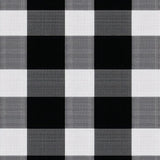 Ultra Soft Area Rug, Non Slip, Stain Resistant, Washable Area Rugs for Living Room, Bedroom, Stylish Neutral Plaid Theme(Black)