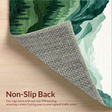 Cozy Greenery Watercolor Entrance(Green)