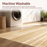 Ultra Soft Area Rug, Non Slip, Stain Resistant, Washable Area Rugs for Living Room, Bedroom, Earthy Elegance Warm Tan Solid Area Grounding Comfort(Beige)